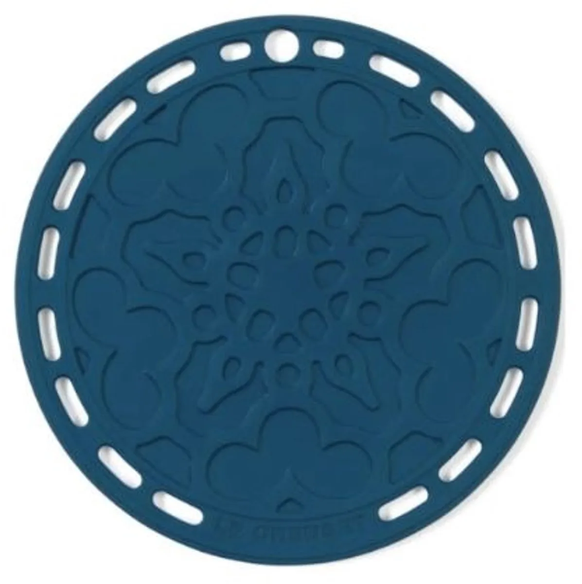 Siliconen - Onderzetter Deep Teal 20cm von Le Creuset in Blau – Produktfoto