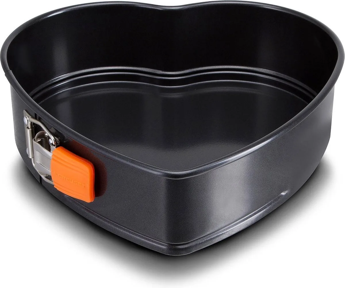 Springvorm Patiliss - Hart - 26 x 25 cm von Le Creuset in Schwarz – Produktfoto