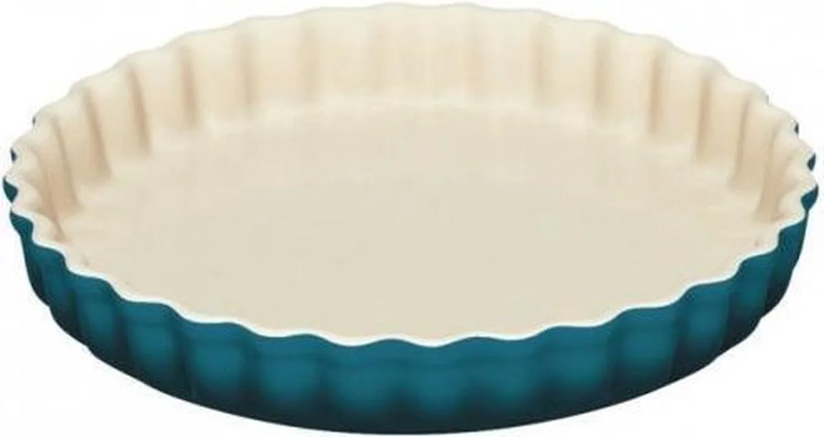 Taartvorm Heritage - Deap Teal - ø 28 cm de Le Creuset en Bleu – photo du produit