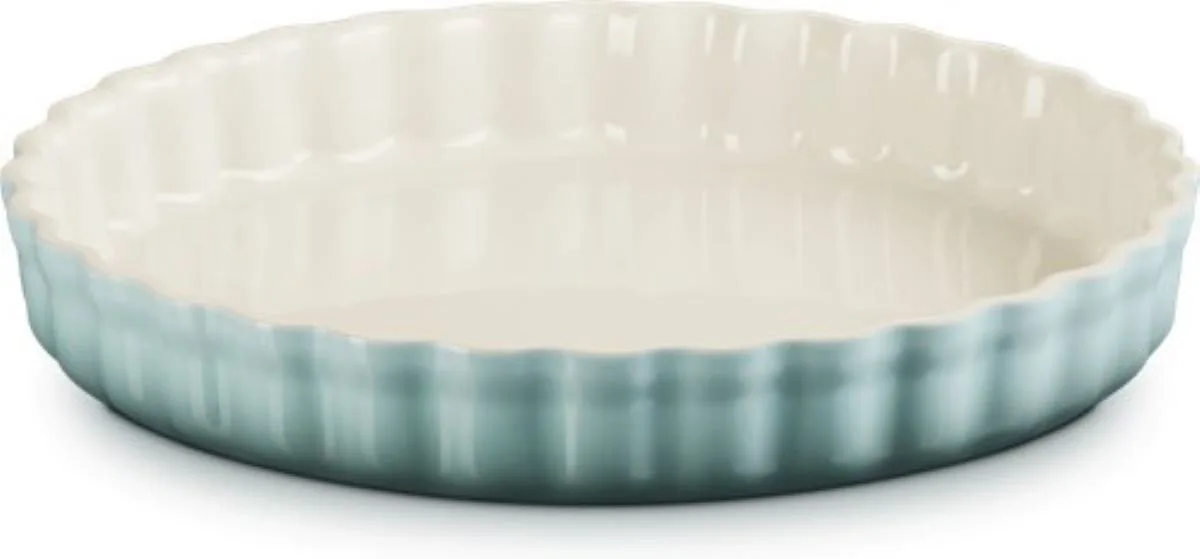 Taartvorm Rond 28cm 2,1l Aardewerk von Le Creuset in Sea salt – Produktfoto