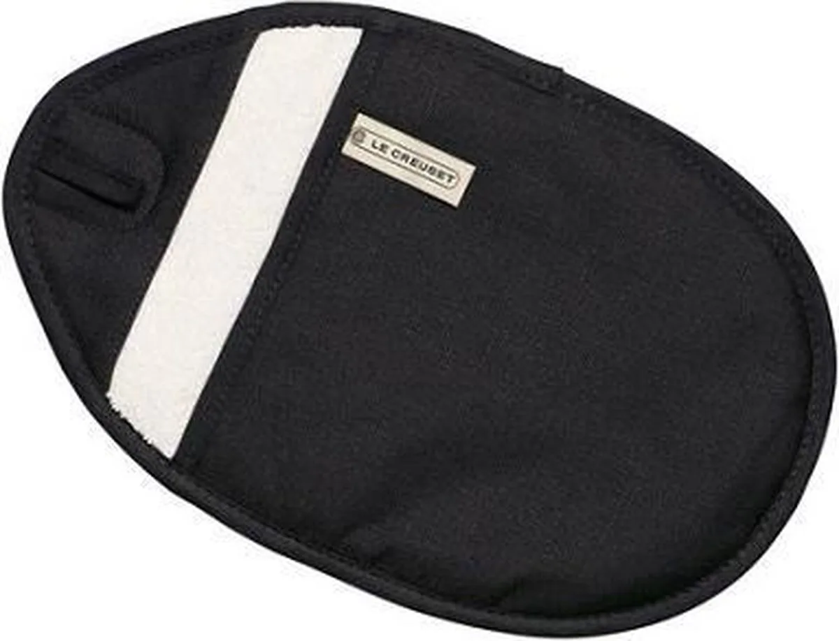 Textiel - Pannenlap Ebbenzwart de Le Creuset en Noir – photo du produit