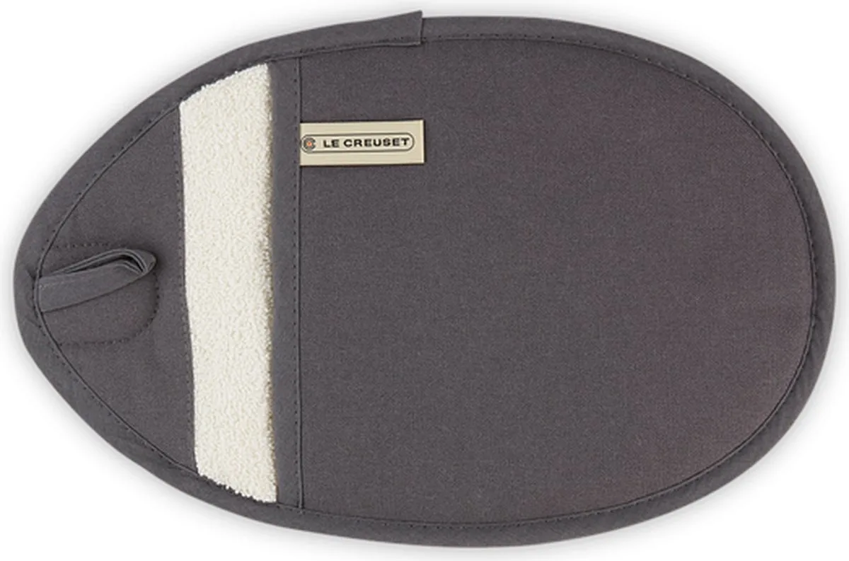 Textiel - Pannenlap Mist Grey de Le Creuset en Gris – photo du produit