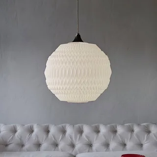 Hängeleuchte Caleo 3, Ø 50 cm, weiß, Papier från Le Klint i Vit, Svart – produktbild 1 av 3