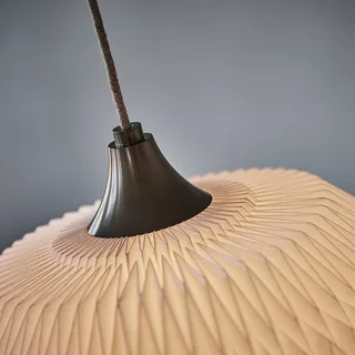 Hängeleuchte Caleo 3, Ø 50 cm, weiß, Papier från Le Klint i Vit, Svart – produktbild 2 av 3