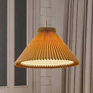 Hängeleuchte Model 1, Kunststoff, creme, Ø 44 cm van Le Klint in Crème, Messing – productfoto 1 van 4