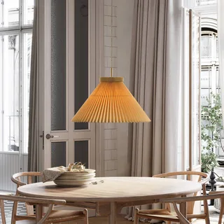 Hängeleuchte Model 1, Kunststoff, creme, Ø 44 cm van Le Klint in Crème, Messing – productfoto 3 van 4
