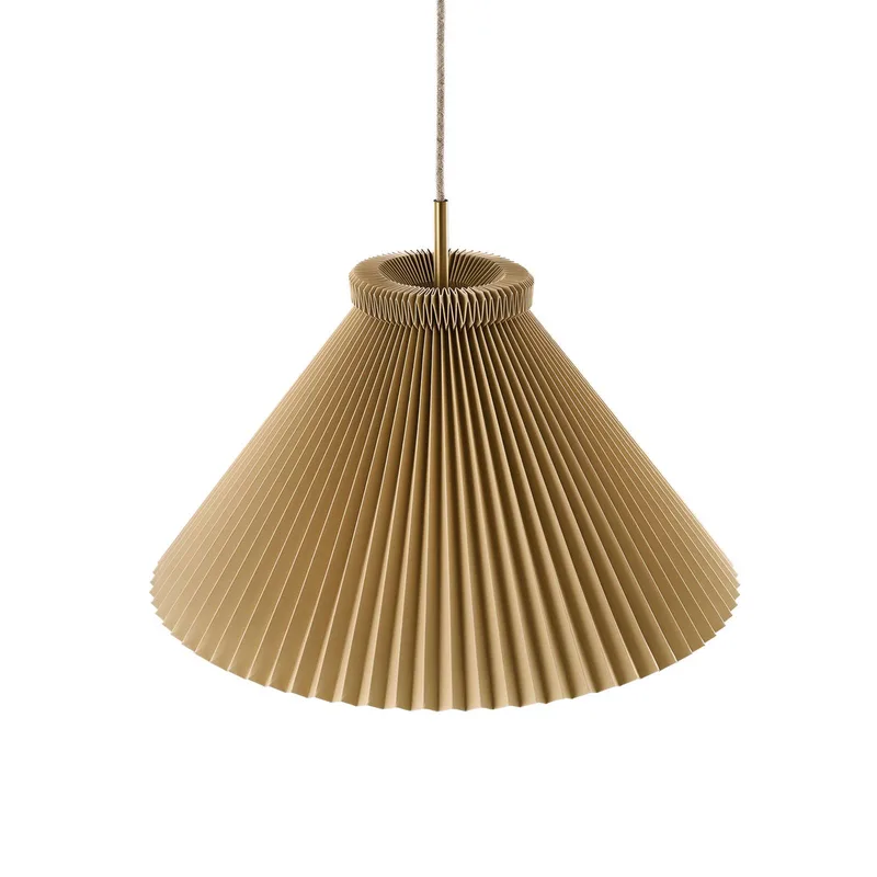 Hängeleuchte Model 1, Kunststoff, creme, Ø 44 cm van Le Klint in Crème, Messing – productfoto 4 van 4