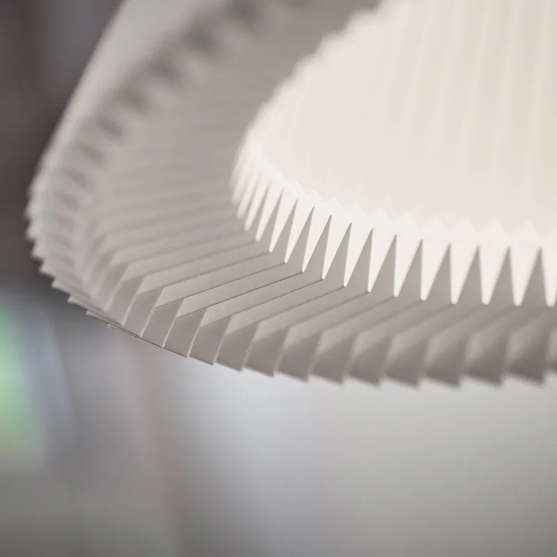 Model 1 Mega Hängeleuchte, Ø 70 cm van Le Klint in Wit – productfoto