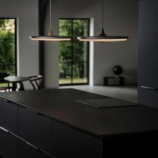 Soleil Hängelampe, hellgrau, Ø 35 cm, Papier van Le Klint in Lichtgrijs, Wit, Holzhell – productfoto 5 van 5