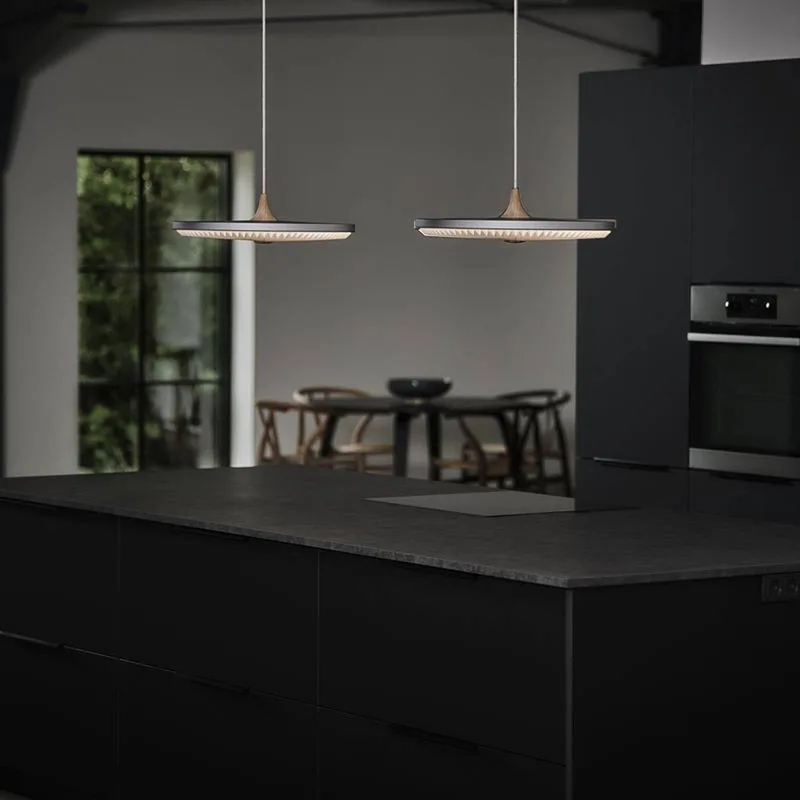 Soleil Hängelampe, hellgrau, Ø 50 cm, Papier van Le Klint in Lichtgrijs, Wit, Holzhell – productfoto 5 van 5