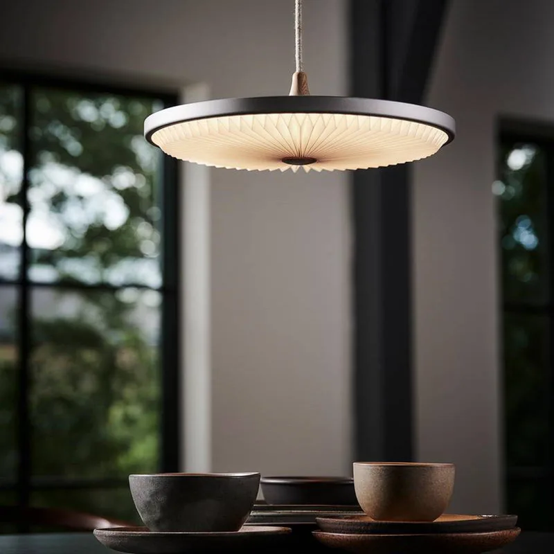 Soleil LED-Hängelampe hellgrau Ø35cm by Le Klint in Light grey, White, Holzhell – product photo