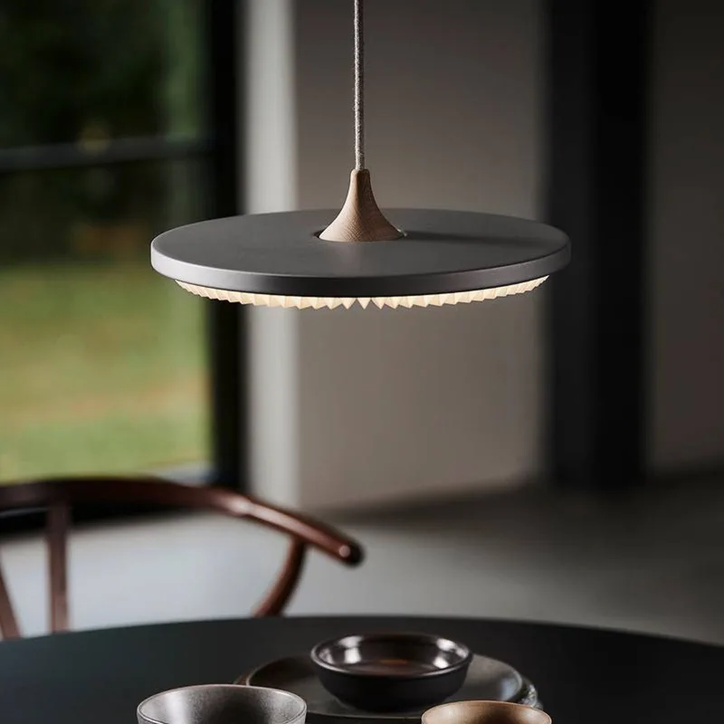 Soleil LED-Hängelampe hellgrau Ø50cm by Le Klint in Light grey, White, Holzhell – product photo