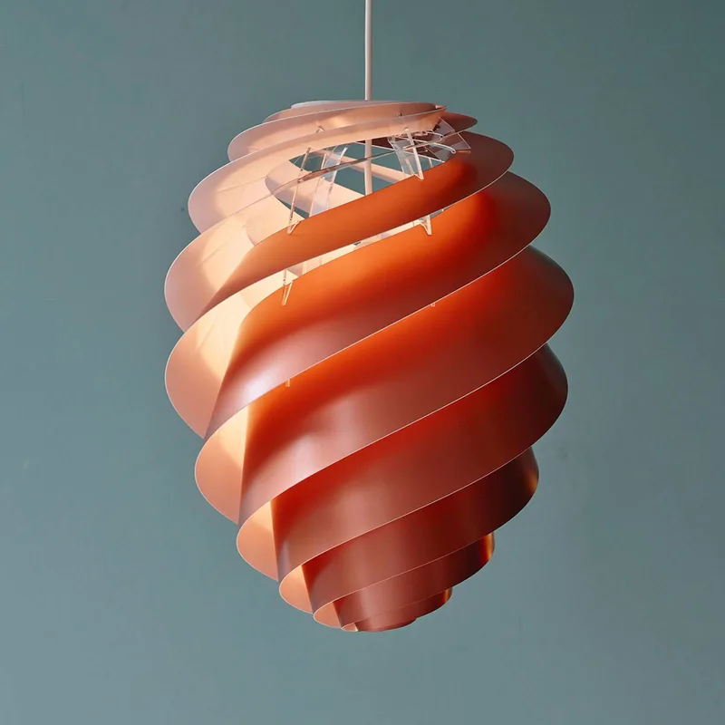 Swirl 2 Medium - Pendellampe by Le Klint in Copper – product photo