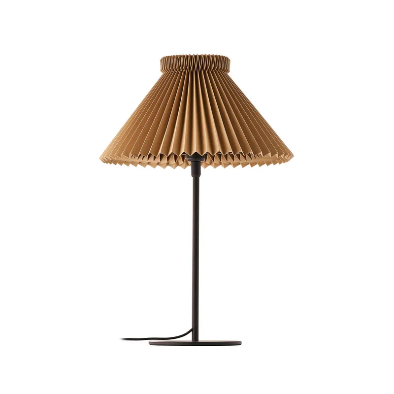 Tischleuchte LK 334, hellbraun, Papier, Höhe 50 cm by Le Klint in Hellbraun, Black – product photo