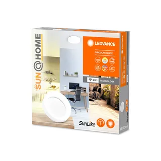 LEDVANCE SUN@Home Circulaire LED plafondlamp wit de LEDVANCE SMART+ en Blanc, Opaal – photo du produit 2 sur 4