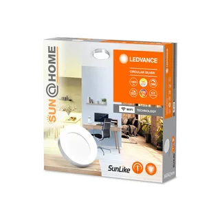 LEDVANCE SUN@Home Circulaire LED plafondlamp zilver by LEDVANCE SMART+ in Aluminium, Opaal – product photo 2 of 4