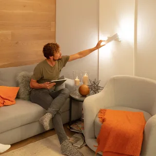 LEDVANCE Sun@Home Orbis Cross, LED wandlamp van LEDVANCE SMART+ in Wit – productfoto 4 van 4