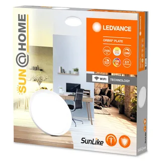 LEDVANCE Sun@Home Orbis Plate LED plafondlamp by LEDVANCE SMART+ in White – product photo 4 of 5