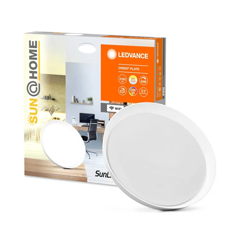 LEDVANCE Sun@Home Orbis Plate LED plafondlamp by LEDVANCE SMART+ in White – product photo 3 of 5