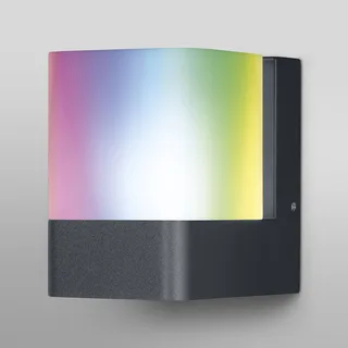 WiFi Cube LED wandlamp RGBW up by LEDVANCE SMART+ in Dark grey, Opaalwit – product photo 1 of 5