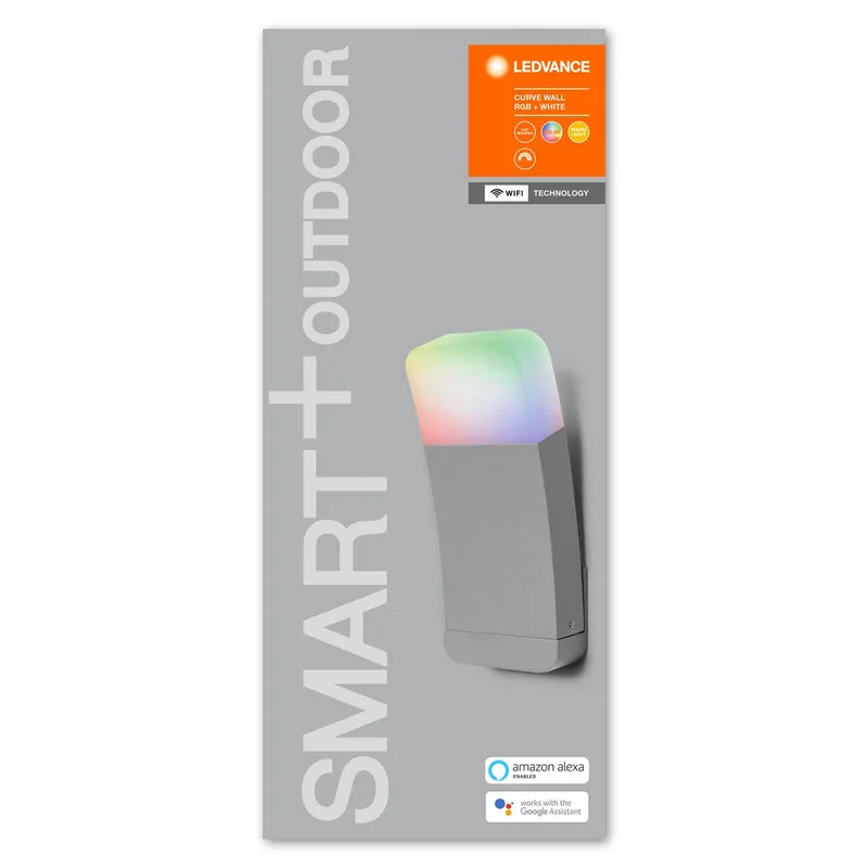 WiFi Curve RGBW sølv fra LEDVANCE SMART+ i Mat zilver, Opaalwit – produktbillede 5 af 5