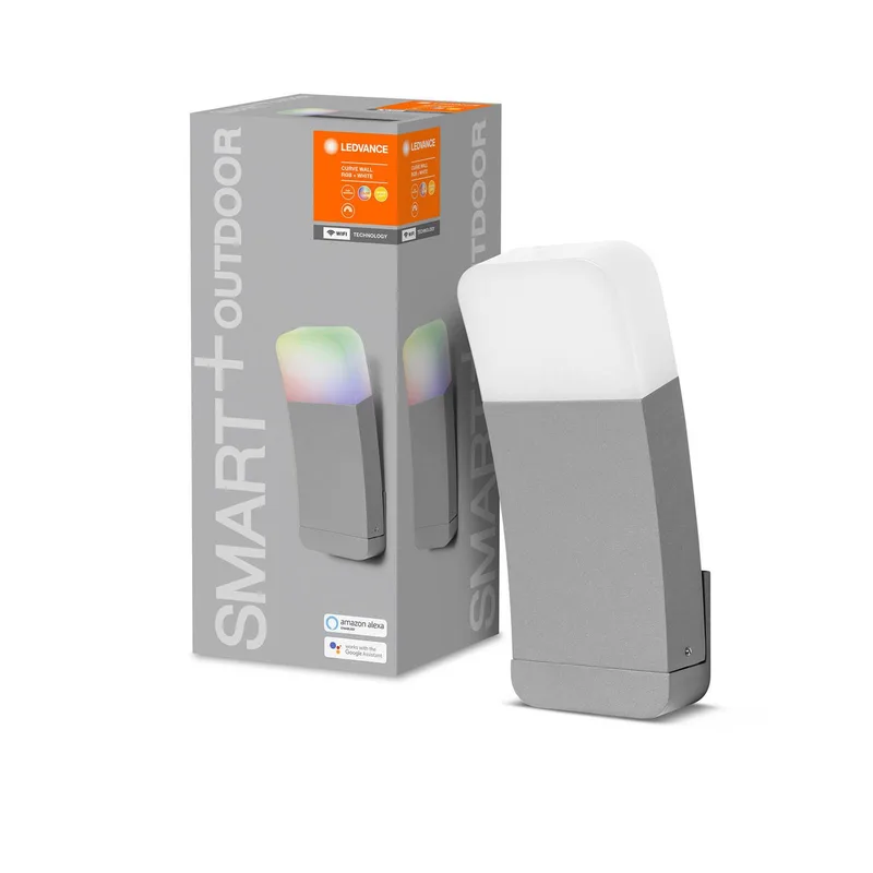 WiFi Curve RGBW sølv fra LEDVANCE SMART+ i Mat zilver, Opaalwit – produktbillede 3 af 5