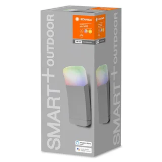 WiFi Curve RGBW sølv fra LEDVANCE SMART+ i Mat zilver, Opaalwit – produktbillede 4 af 5