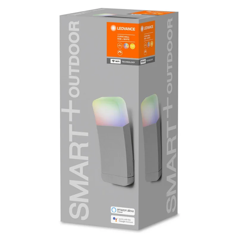 WiFi Curve RGBW sølv fra LEDVANCE SMART+ i Mat zilver, Opaalwit – produktbillede 4 af 5