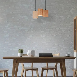 WiFi Decor Wood LED hanglamp by LEDVANCE SMART+ in Licht hout, Black – product photo 1 of 2