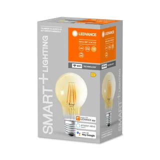 WiFi E27 6W Classic goud 2.400K de LEDVANCE SMART+ – photo du produit 1 sur 2