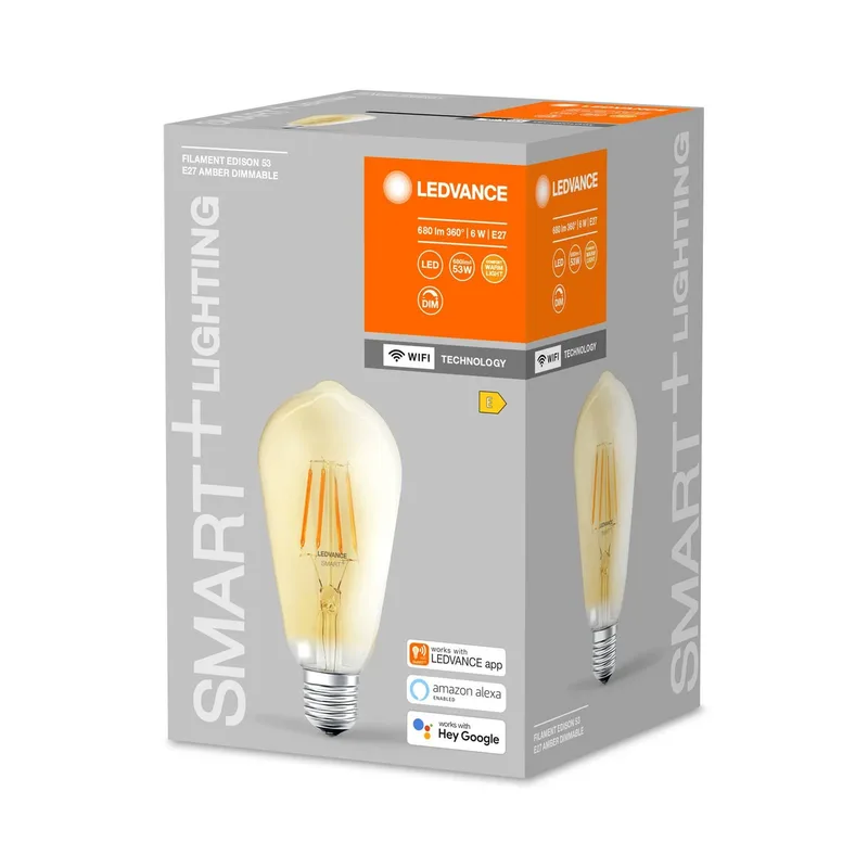 WiFi E27 6W Edison goud 2.400K de LEDVANCE SMART+ – photo du produit