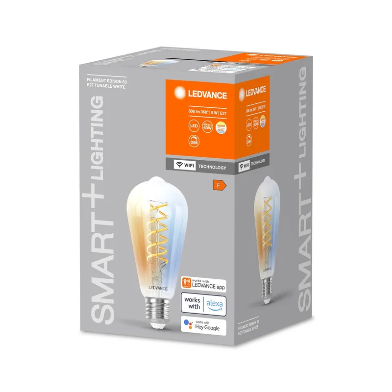 WiFi E27 8W Edison helder 827-865 de LEDVANCE SMART+ – photo du produit