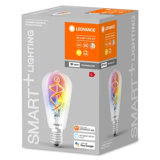 WiFi filament Classic E27 4,5W 827 by LEDVANCE SMART+ in Transparent – product photo 1 of 2