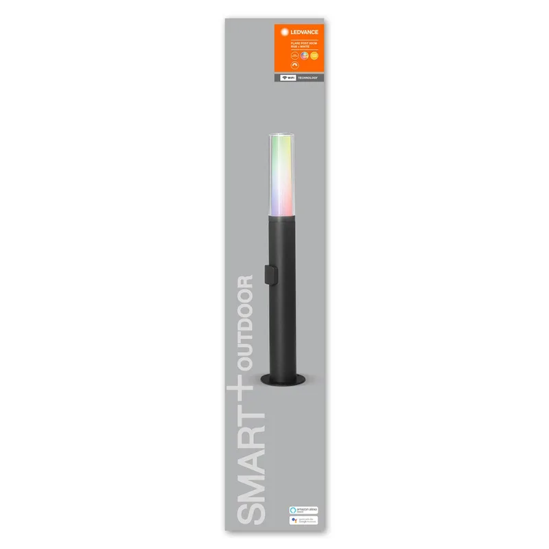 WiFi Flare LED tuinlamp RGBW van LEDVANCE SMART+ in Donkergrijs, Opaalwit, Helder – productfoto 4 van 5