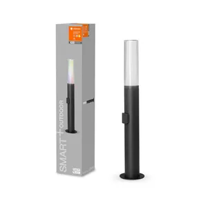 WiFi Flare LED tuinlamp RGBW van LEDVANCE SMART+ in Donkergrijs, Opaalwit, Helder – productfoto 3 van 5