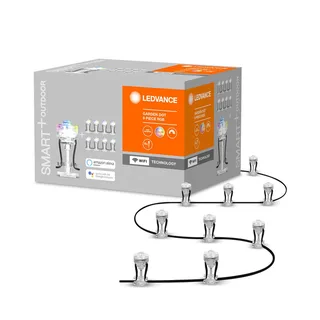 WiFi Garden Dot LED-spot 9-delt sæt fra LEDVANCE SMART+ i Duidelijk – produktbillede 1 af 4
