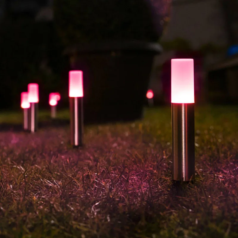 WiFi Garden Pole mini 22,7cm per 3 by LEDVANCE SMART+ in Roestvrij staal, Opaalwit – product photo