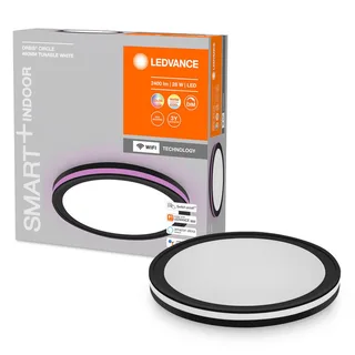 WiFi Orbis Circle CCT RGB schwarz von LEDVANCE SMART+ in Schwarz, Weiß – Produktfoto 2 von 4