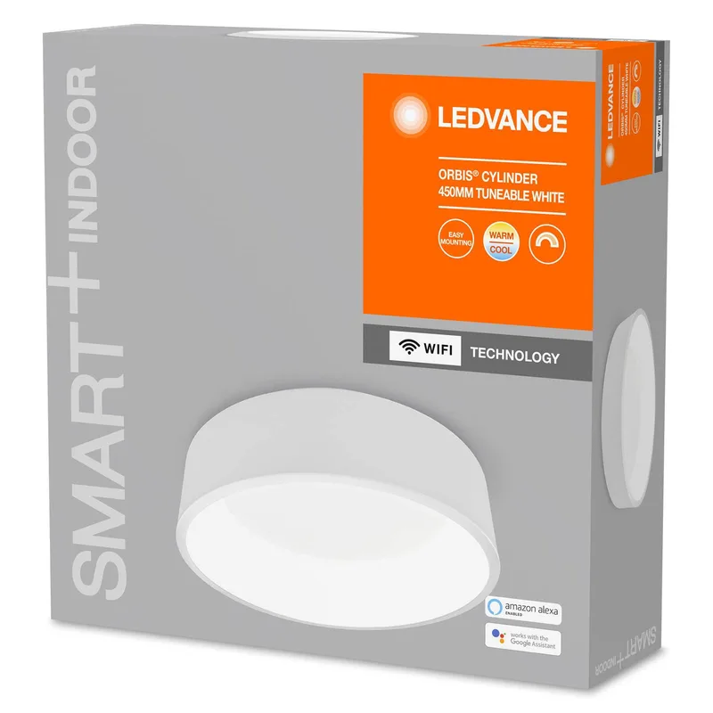 WiFi Orbis Cylinder CCT 45cm by LEDVANCE SMART+ in White – product photo 4 of 5