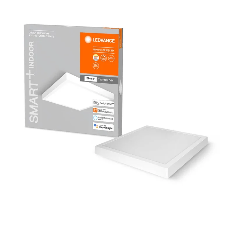 WiFi Orbis Downlight Surface 40x40 van LEDVANCE SMART+ in Wit – productfoto 3 van 5