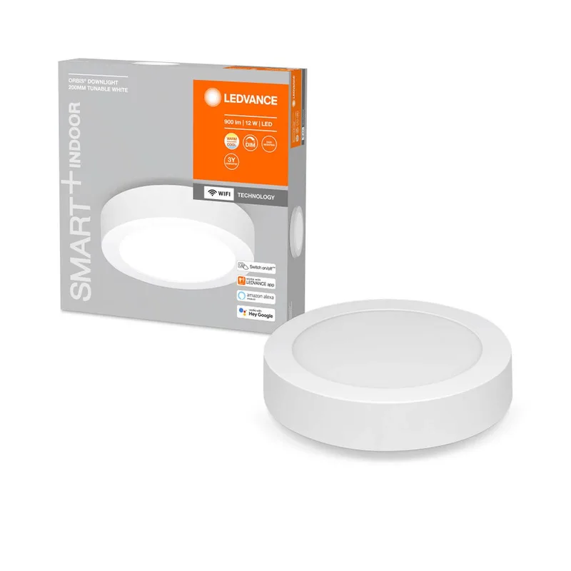 WiFi Orbis Downlight Surface Ø20cm by LEDVANCE SMART+ in White – product photo 3 of 5