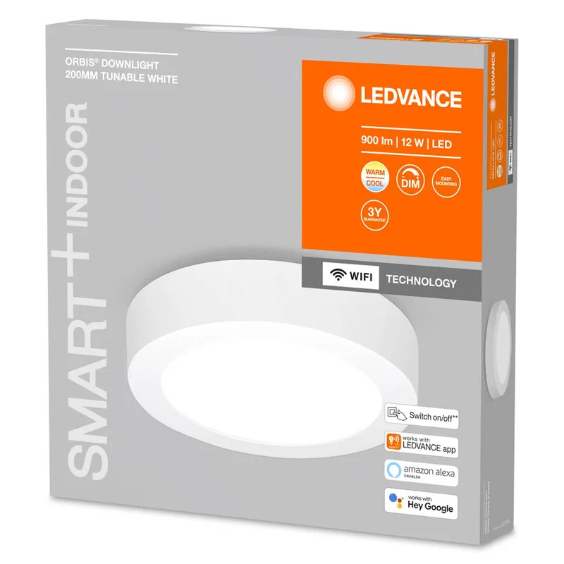 WiFi Orbis Downlight Surface Ø20cm by LEDVANCE SMART+ in White – product photo 4 of 5