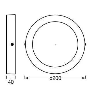 WiFi Orbis Downlight Surface Ø20cm by LEDVANCE SMART+ in White – product photo 5 of 5