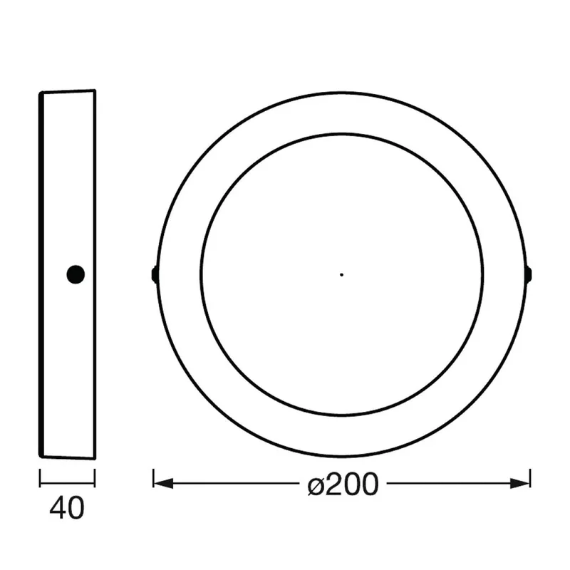 WiFi Orbis Downlight Surface Ø20cm by LEDVANCE SMART+ in White – product photo 5 of 5