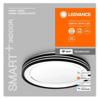 WiFi Orbis Jarden plafondlamp 50cm van LEDVANCE SMART+ in Zwart, Wit – productfoto 3 van 4