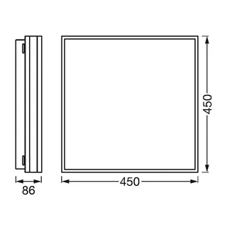 WiFi Orbis Magnet zwart, 45x45cm by LEDVANCE SMART+ in Black, White – product photo 4 of 4
