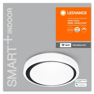 WiFi Orbis Moon CCT 38cm zwart by LEDVANCE SMART+ in White, Black – product photo 5 of 5
