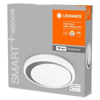 WiFi Orbis Moon CCT 48cm grau von LEDVANCE SMART+ in Weiß, Grau – Produktfoto 4 von 5