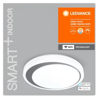 WiFi Orbis Moon CCT 48cm grau von LEDVANCE SMART+ in Weiß, Grau – Produktfoto 5 von 5