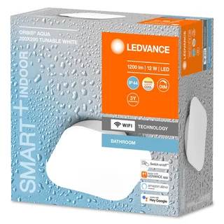 WiFi Orbis Wall Aqua IP44 20x20 cm by LEDVANCE SMART+ in White – product photo 3 of 4